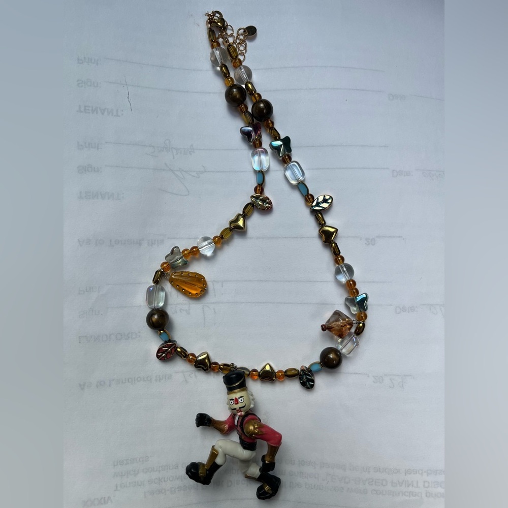 Handmade Nutcracker necklace